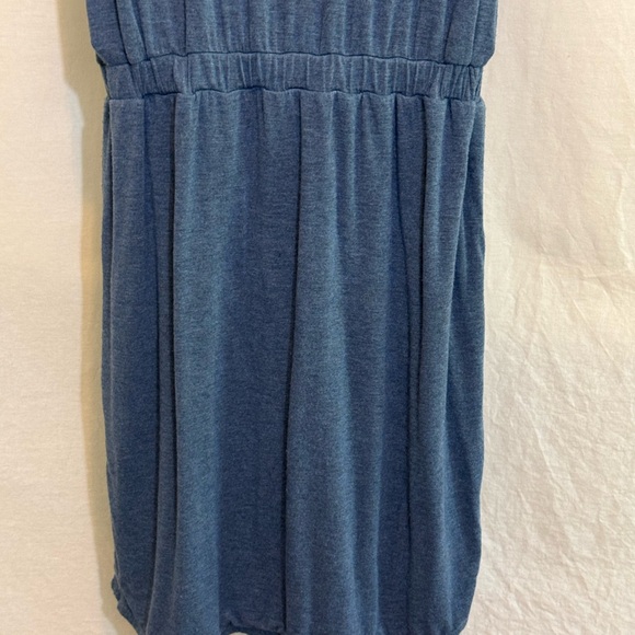 C-51 32 Degrees Cool Blue Short Sleeve Elastic Waist MIDI Dress Size S - Picture 9 of 14